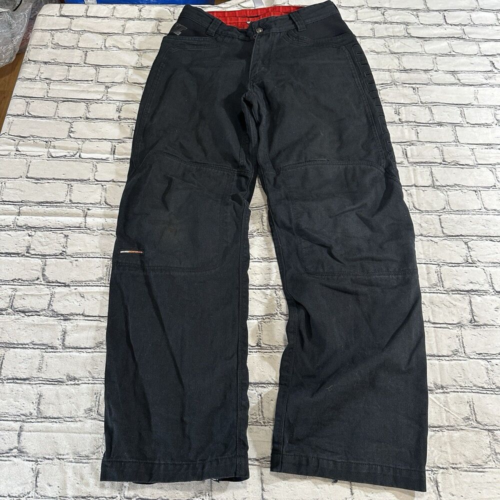 Icon Pants Men's 32 Regular Black Super Duty Asphalt Technologies Motorcycle